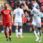 Mohamed Diomande will enjoy the midfield battle with Aberdeen captain Graeme Shinnie.