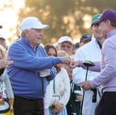 Honorary Starter Jack Nicklaus was delighted to see Rory McIlroy finally win The Masters