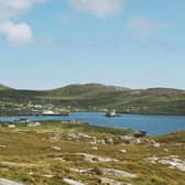 Castlebay on the Isle of Barra in the Outer Hebrides.