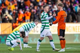 Celtic can win the Premiership title at Tannadice.
