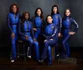The crew of Blue Origin's NS-31: Gayle King, Aisha Bowe, Lauren Sánchez, Amanda Nguyễn, Katy Perry and Kerianne Flynn.