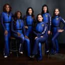 The crew of Blue Origin's NS-31: Gayle King, Aisha Bowe, Lauren Sánchez, Amanda Nguyễn, Katy Perry and Kerianne Flynn.