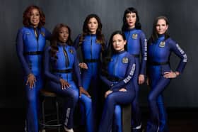 The crew of Blue Origin's NS-31: Gayle King, Aisha Bowe, Lauren Sánchez, Amanda Nguyễn, Katy Perry and Kerianne Flynn.