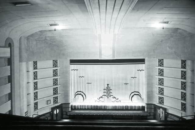 Auditorium of the Dominion cinema, Edinburgh. Thomas Bowhill Gibson, 1938. PIC: Bruce Peter Collection