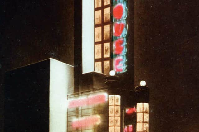 Exterior of Green’s Playhouse, Nethergate, Dundee. Designed by Joseph Emberton, 1936. PIC: Bruce Peter Collection.