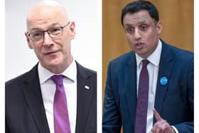 First Minister John Swinney and Scottish Labour leader Anas Sarwar