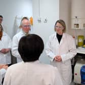 Education Secretary Jenny Gilruth at Dundee University’s life sciences department.