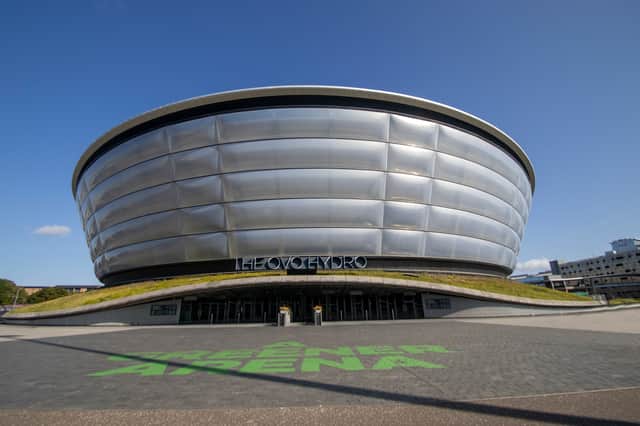 The OVO Hydro in Glasgow. 