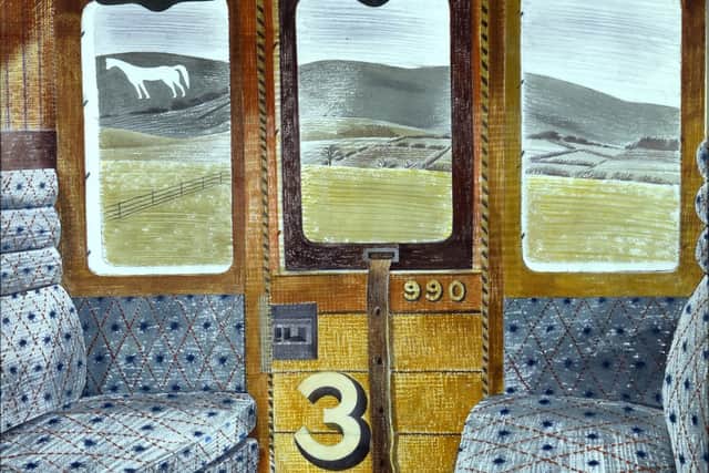 Train Landscape by Eric Ravilious
