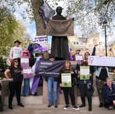 For Women Scotland campaigners outside the UK Supreme Court.
