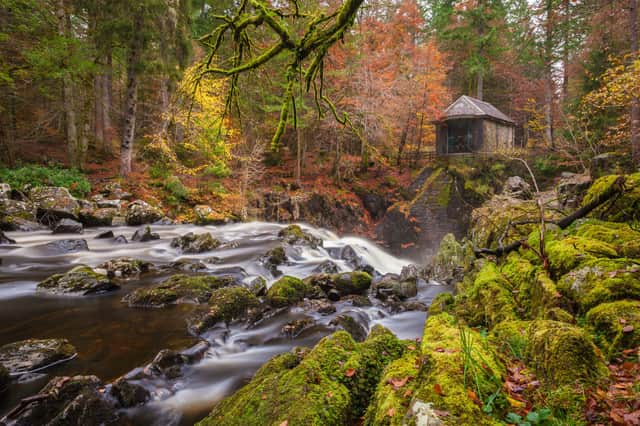 The Hermitage is located just outside Dunkeld in Perthshire