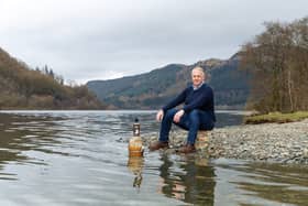 Domhayn founder James  at Loch Ness 