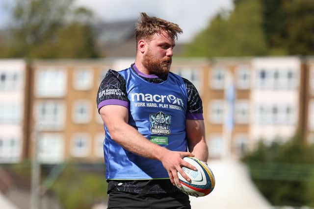 Max Williamson is delighted to be back in action for Glasgow Warriors.