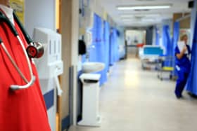 A ward at a NHS-run hospital