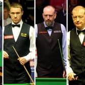 Four of the highest-earning snooker players in history.