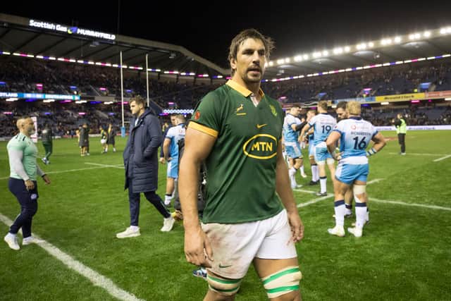 Eben Etzebeth is one of many South African internationalists in the Sharks team to face Edinburgh.