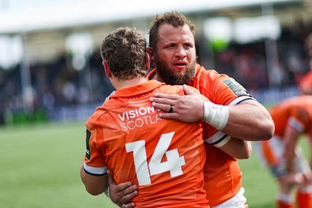 Prop Pierre Schoeman is back in the Edinburgh team.