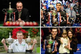 Four multiple snooker world champions.
