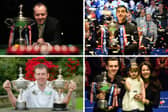 Four multiple snooker world champions.