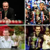 Four multiple snooker world champions.