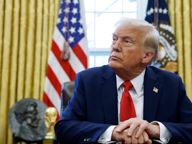 Donald Trump appeared to announce when the state visit would take place