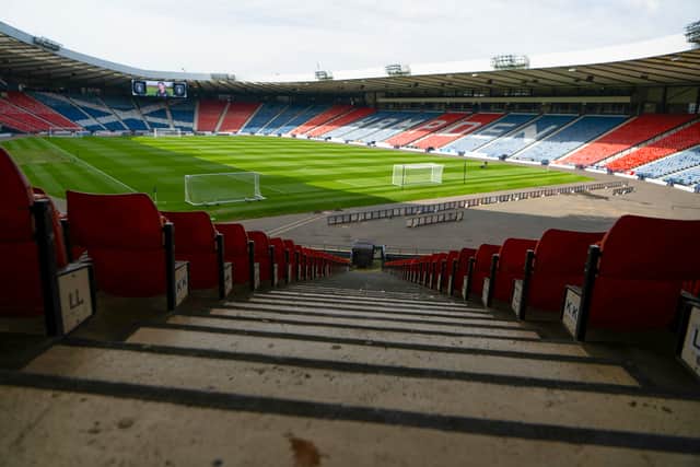 Hampden Park will be the venue for Hearts v Aberdeen.