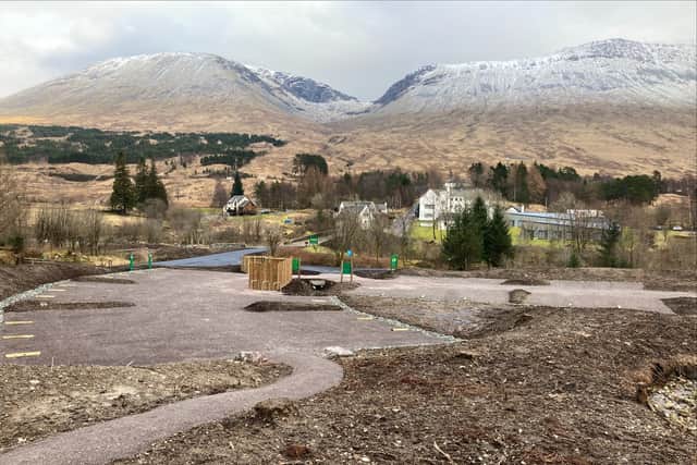 FLS said it has made significant upgrades to the Bridge of Orchy parking site in Argyll and Bute