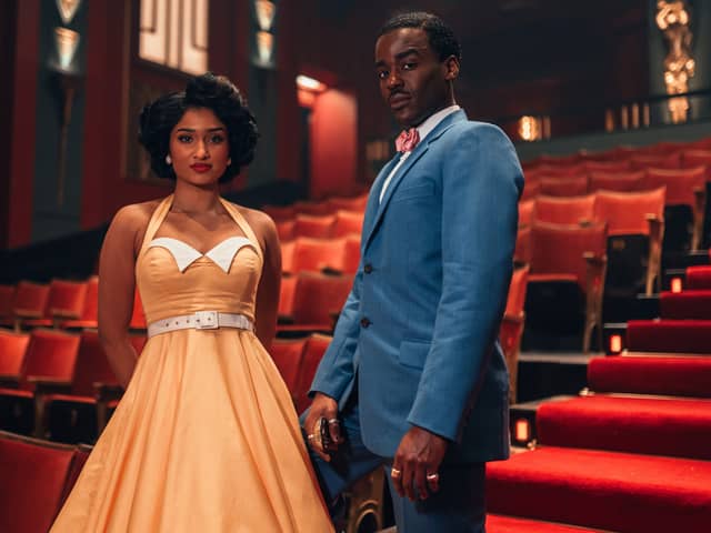 Varada Sethu as Belinda Chandra in the new series of Doctor Who, alongside 15th Doctor Ncuti Gatwa. 