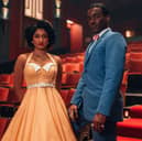 Varada Sethu as Belinda Chandra in the new series of Doctor Who, alongside 15th Doctor Ncuti Gatwa. 