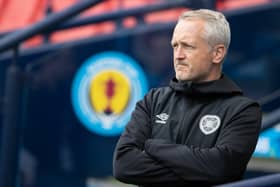 Hearts head coach Neil Critchley was not happy with referee John Beaton.