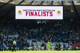 Celtic booked their place in the Scottish Cup final against Aberdeen by dismantling St Johnstone 5-0 at Hampden.