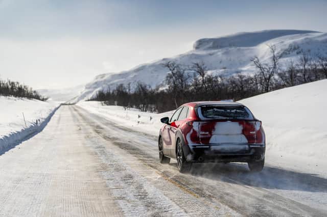 Conditions worsened the further north the team drove