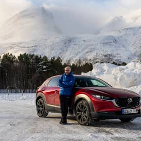 Jim McGill with the Mazda CX-30