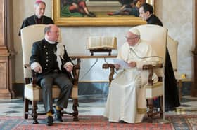 Former Moderator Derek Browning with Pope Francis, a man of courage, a man of humour, a man of God, whose last public words were to wish the world a Happy Easter