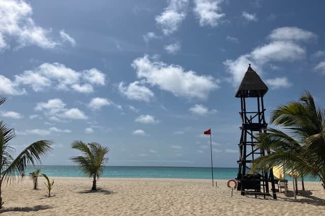 Praia das Dunas beach, next to Riu Palace hotel