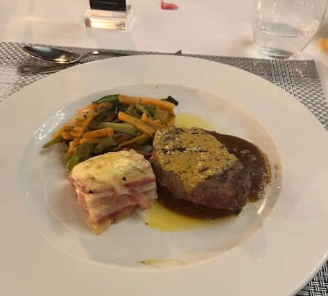 The veal was incredible
