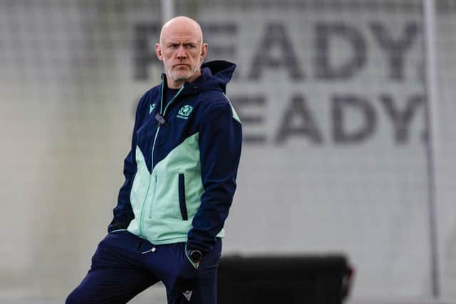 Scotland defence coach Steve Tandy has been heavily linked with the Wales head coach vacancy. (Photo by Craig Williamson / SNS Group)