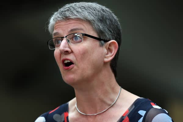 Scottish Green MSP Maggie Chapman has not apologised for her unjustified attack on the Supreme Court following its ruling about the definition of the word 'woman' (Picture: Jeff J Mitchell)