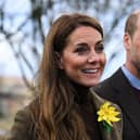 The Prince and Princess of Wales during a visit to Meadow Street Community Garden and Woodland  in Pontypridd, Wales. The Prince and Princess of Wales will spend their 14th wedding anniversary in Scotland celebrating rural communities. Picture: Jaimi Joy/PA Wire
