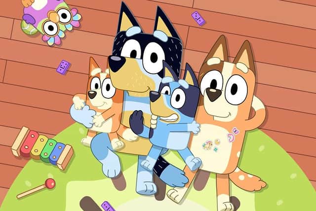 Bluey and family are on their way to Scotland.