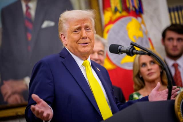 The Trump administration has been interfering in UK affairs in a way that suggests our 'special relationship' with the US is over (Picture: Andrew Harnik)