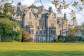 The facade of Pitreavie Castle. The building was once owned by Robert The Bruce and visited by former prime minister Sir Winston Churchill