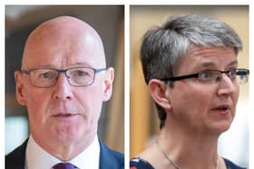 John Swinney and Maggie Chapman