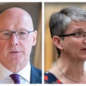 John Swinney and Maggie Chapman