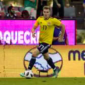 Chris Cadden in action for Scotland during a 1-0 defeat to Mexico in 2018.
