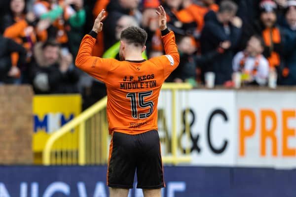 Dundee United's Glenn Middleton is out of contract at the end of the season. (Photo by Mark Scates / SNS Group)