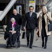 The family of Emma Caldwell arrive to meet First Minister John Swinney and the Justice Secretary
