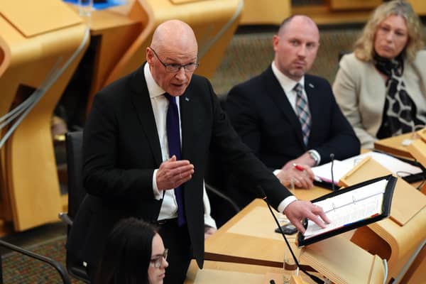First Minister John Swinney