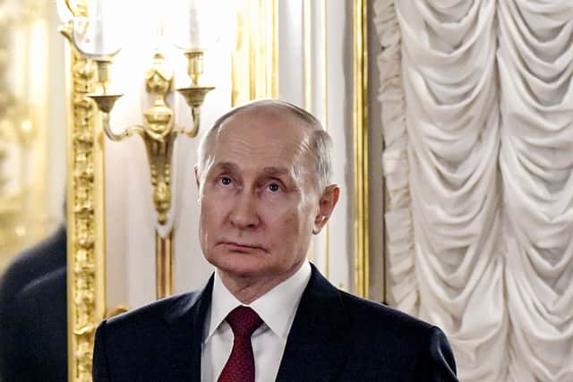 Vladimir Putin's regime has banned Alistair Carmichael MP from entering Russia (Picture: Alexey Danichev/pool)