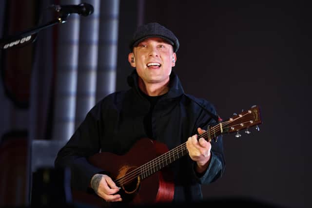 Gerry Cinnamon performs as he headlines day two of TRNSMT Festival 2024 at Glasgow Green on July 13.
